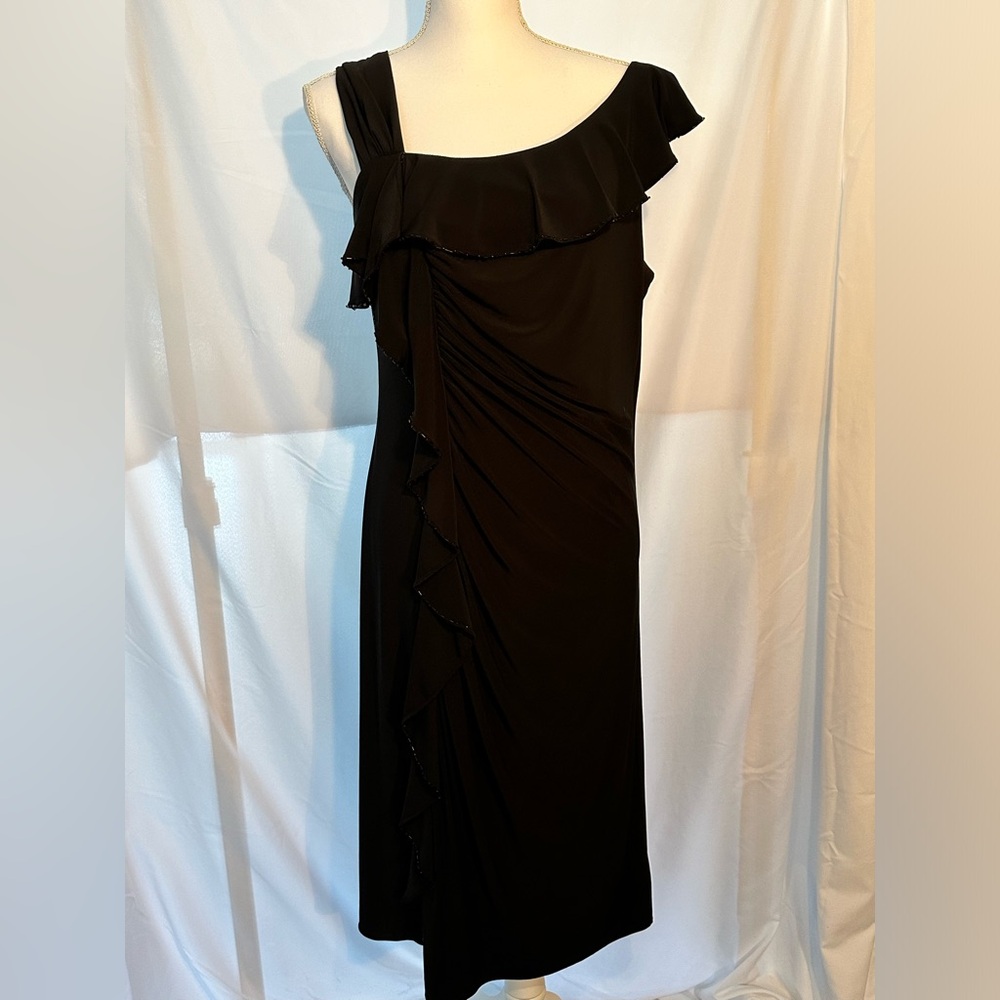 Patra Cocktail Dress with Bead Work. Size 14.
